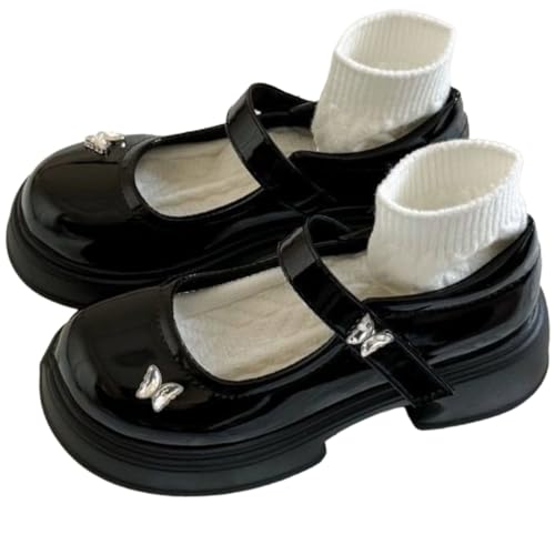 [FleurUneffe] 5cm gAbv xN }WbNe[v Xgbv xg pvX fB[X V[Y Gi 23.5 24 24.5   ItzCg N[ (s373 23.5 cm)