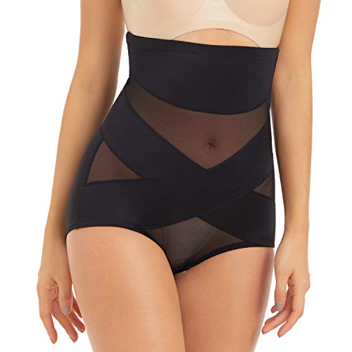 MOVWIN Shapewear for Women Tummy Control - Body Shaper Slimming Spanks Girdles Panties Black