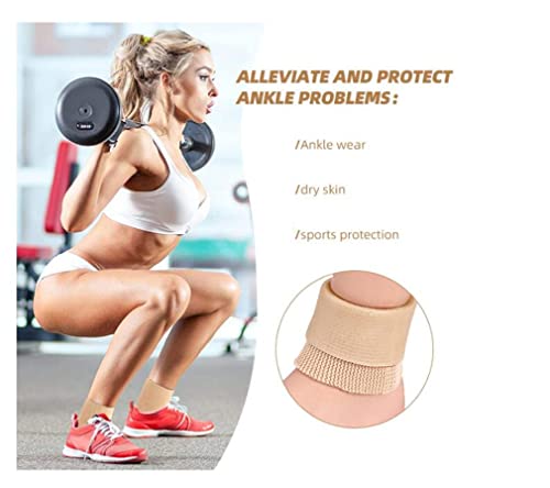 Manicotto in gel per caviglia, calzini imbottiti a...