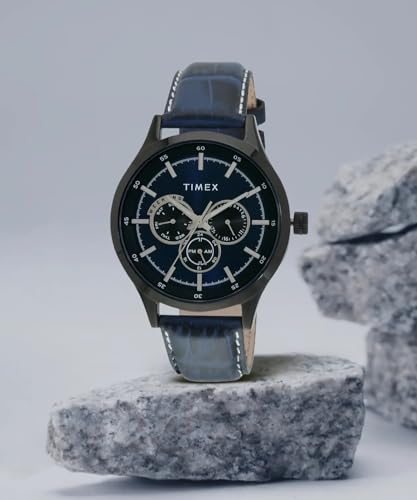 Image of TIMEX Analog Watch for Men with Round Dial & Water Resistant Man's Wrist Watches