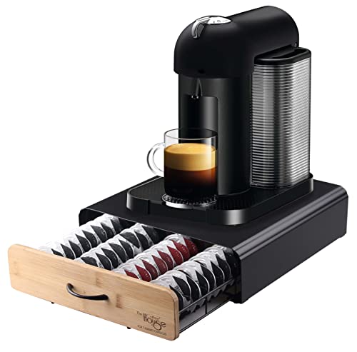 Ever Rich ® Support pour dosettes Tassimo,64 pièces,Support Bosch Tassimo et tiroir de rangement,Design anti-vibrations I Livré avec un chiffon de nettoyage...