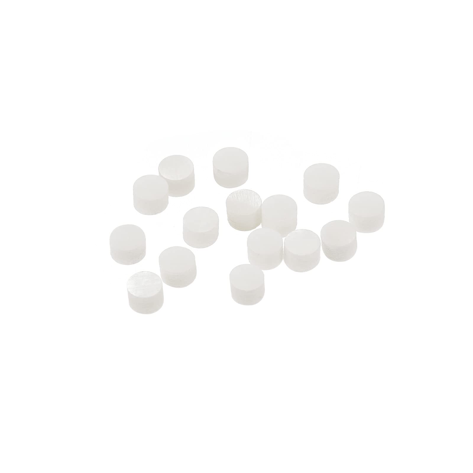 MECCANIXITY Inlay Dots Pearl Shell Fingerboard Dots Fret Inlay White 3x2mm for Guitar Bass Ukulele Banjo, Pack of 15