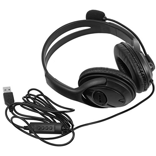 STOBOK Tv Cabeça Do Computador Fone de Ouvido Jogo de Redução de Meninos Com Fio Usb Montado Cabeça