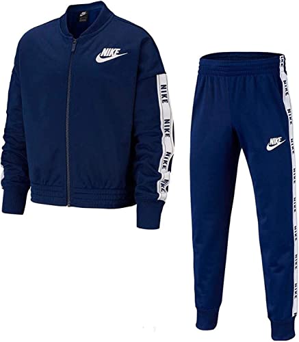Nike Kinder Trainingsanzug NSW Anzug Tricot, Blue Void/White/Blue...