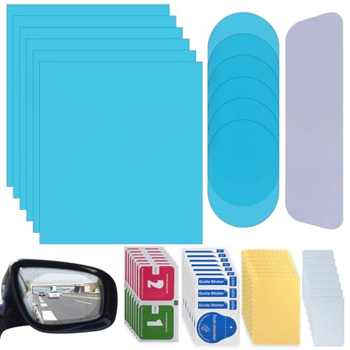 20 Pack Car Rearview Mirror Film,Anti Fog Anti Scratch Interior Rearview Mirror Anti Glare Film...