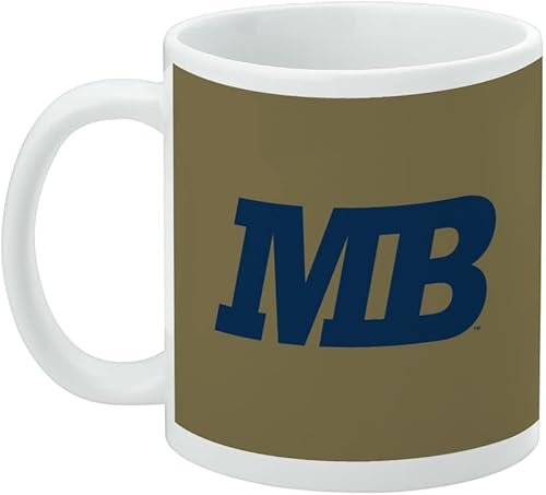 Vista 646 de GRAPHICS & MORE Taza de café de cerámica con logotipo secundario de la Universidad Bob Jones, tazas de regalo novedosas para café, té y bebidas