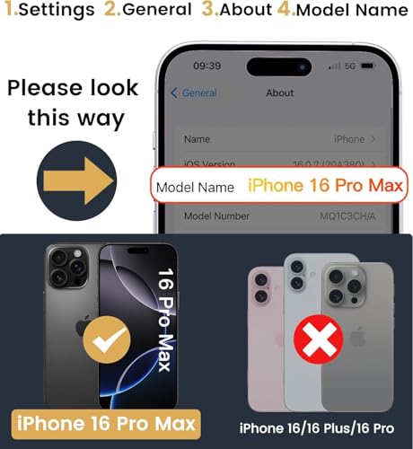 Image of Mr.Shield Align-X Tempered Glass Screen Protector for iPhone 16 Pro Max | (2 Pack) 10H Hardness Guard, Military Grade Protection, Easy Install, Case-Friendly, Anti-Static