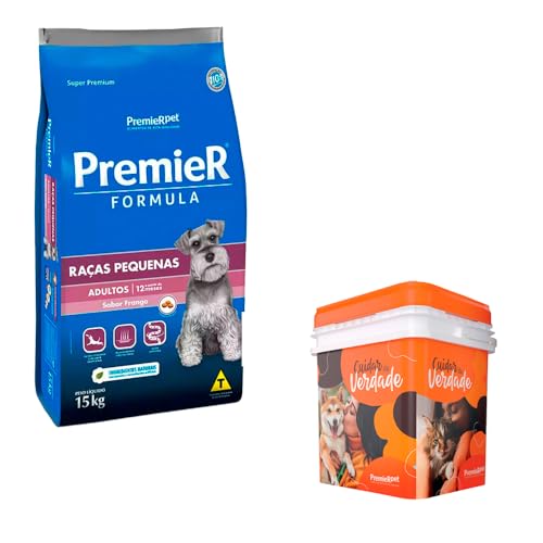 Ração Premier Fórmula Cães Adultos Raças Pequenas Frango - 15Kg + Surpresa