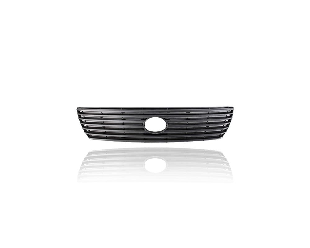 Grille - Compatible/Replacement for '01-03 Lexus LS430 - Main Upper, Dark Gray, With Emblem Provision - 5311250090