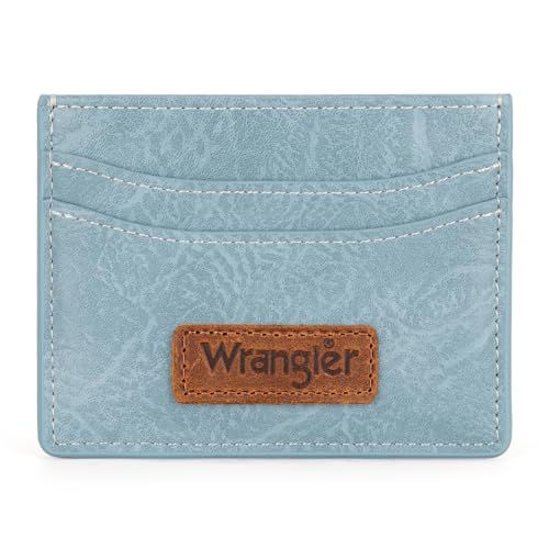 Image of Montana West X Wrangler RFID Card Holder for Women Card ID Cases Small Credit Card Wallet Minimalist Wallets for Women