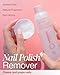 Mineral Fusion Nail Polish Remover - Acetone-Free Nail Care with Natural Solvents - Non Drying Liquid Formula - 6 fl oz