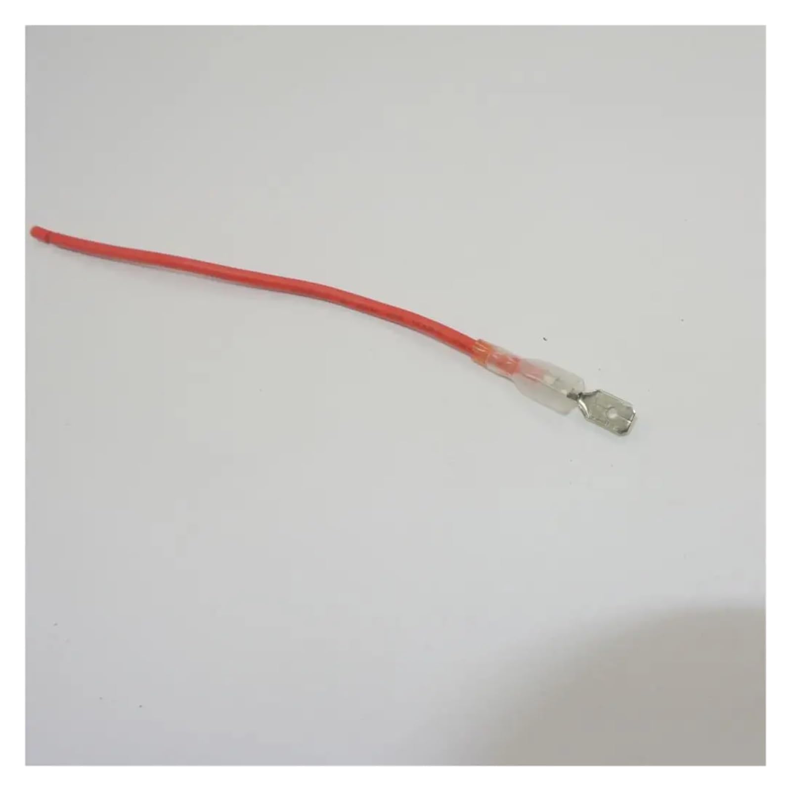 REIUAFWYGV 10Pcs 6.3mm Female Spade Crimp Terminals Wire 15CM 16AWG 1.5mm2(Red Male)