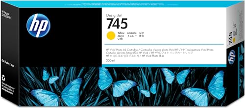 HP 745 (F9K02A) Ink Cartridge - Yellow