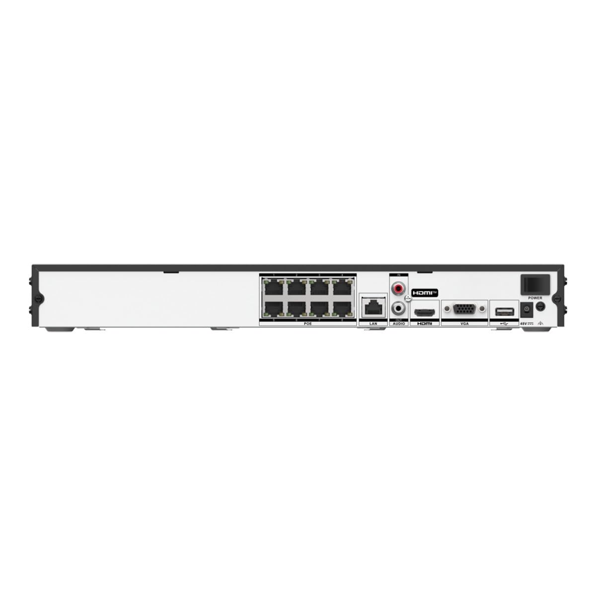Hikvision Grabador NVR Value 8 Canales 4K PoE Negro - DS-7608NI-Q2/8P(E)