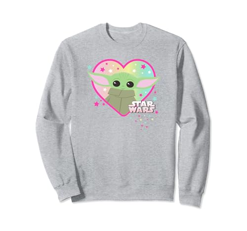 Sweatshirt Grogu Star Wars Mandalorian néon pour fan de pop culture