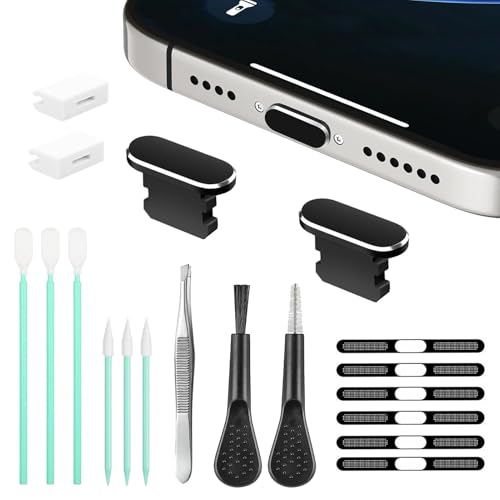 Kit outils de nettoyage en métal pour haut-parleur iPhone avec brosses fines