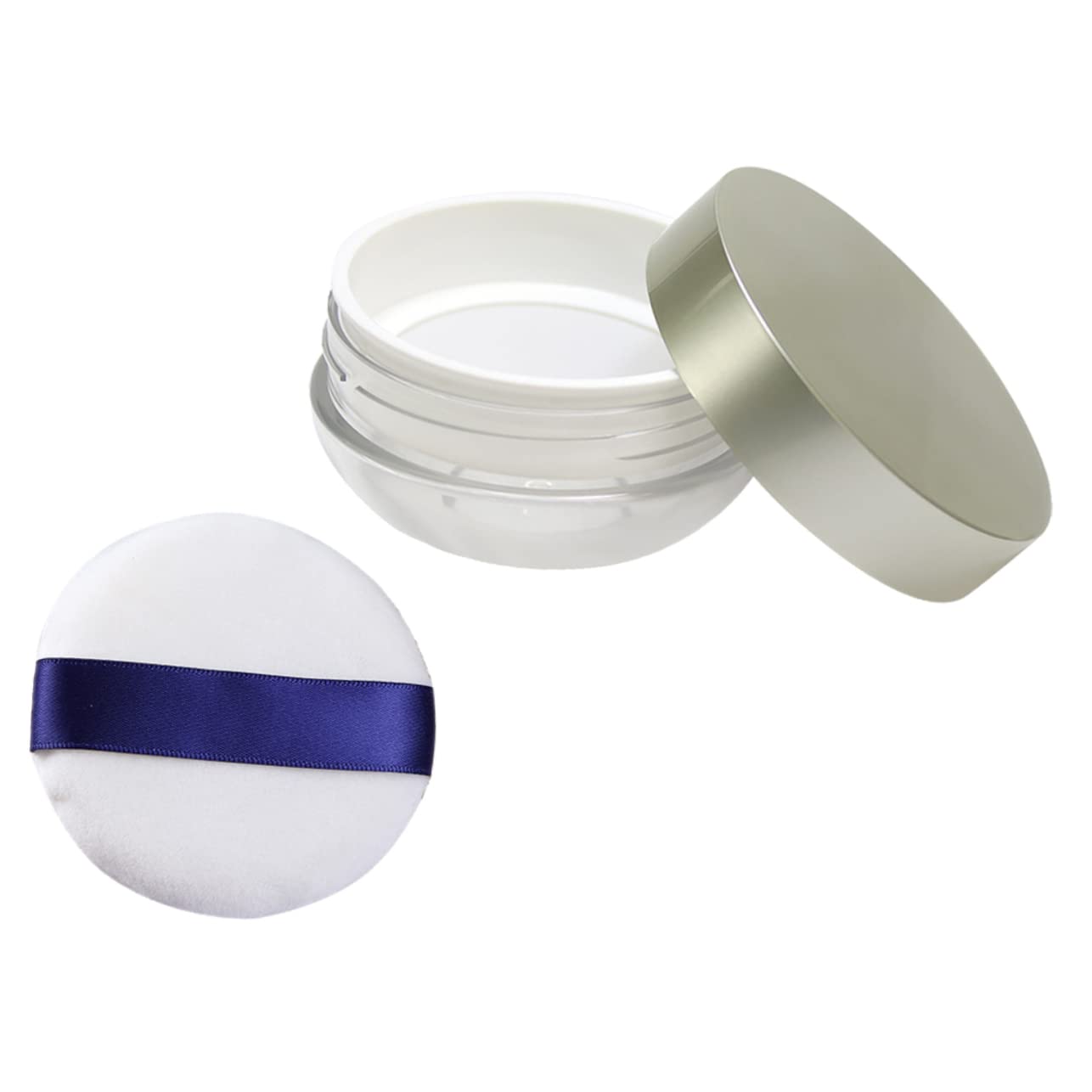 WOFASHPURET Makeup Powder Cases 1pc Beauty Powder Puff Box Elastic Mesh Leakproof Mix Own Colors