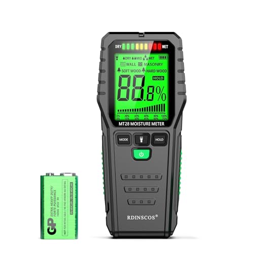 RDINSCOS Pinless Digital Moisture Meter