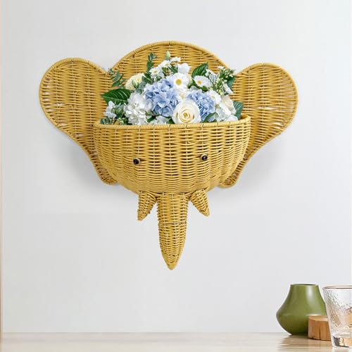 Panier de fleurs éléphant compact pour optimiser l'espace de vie