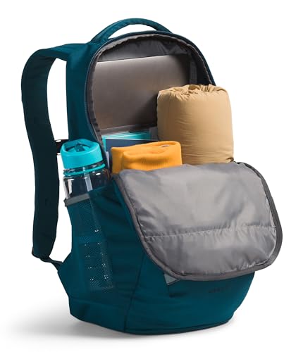 Image of THE NORTH FACE Vault Everyday Laptop Backpack | Commuter Travel Bag with Water-Repellent Finish, Spacious Main Compartment, Midnight Petrol /Algae Blue, OS