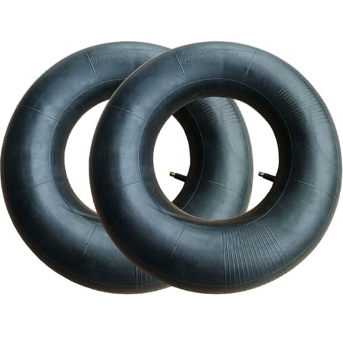 2 Pack 16x6.50-8 16x7.50-8 Inner Tube with TR-13 Straight Valve Stem for Lawn Mower Tractor Golf Cart Garden Trailer and More