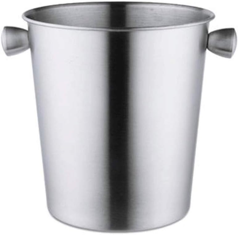 Ice Bucket, Insulated Ice Bucket Stainless Steel Double Wal Ice Bucket, Barware Serveware for Parties Events Gatherings