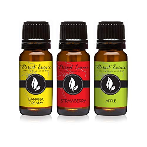 Image of Trio (3) - Apple, Banana Creamy & Strawberry - Premium Fragrance Oil Trio - 10ML