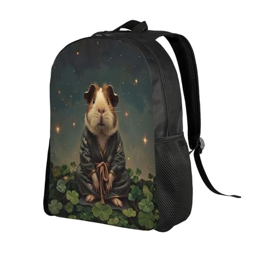 Comfort Fit Unisex Guinea Pig Kimono Backpack Durable for Daily Commute & Travel Adventures 16 Inch2