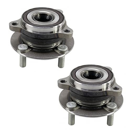 Image of TRQ Front Left and Right Wheel Bearing and Hub Assembly Set 2 Piece Compatible with 2016 Scion iA 2017-2018 Toyota Yaris iA 2019-2020 Yaris
