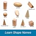 Sólidos de geometría en Bolsa de Misterio - Conjunto de Formas 3D...