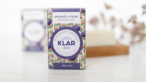 Fester Conditioner Klar Seifen Arganöl und Feige 100g für trockenes Haar
