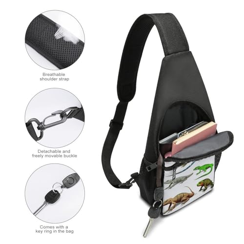 Bolso tipo bandolera deportivo para senderismo y uso casual miniatura 4