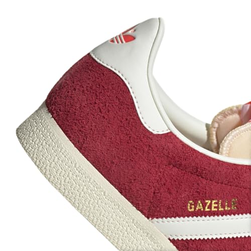 Image of adidas Originals Gazelle Mens Shoes, Team Victory Red /Off White /Cream White, Size 9.5
