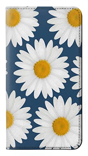 Étui Samsung Galaxy A26 Daisy Blue en cuir avec clapet de protection intégrale
