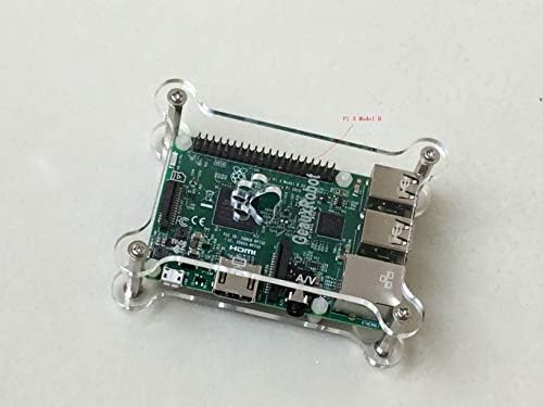 GeauxRobot - Caja Transparente para Raspberry Pi 3 Modelo B, Forma de ...