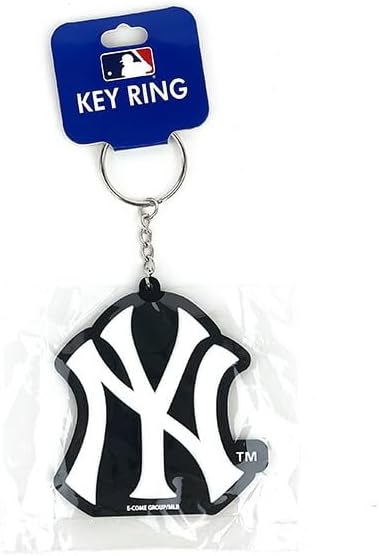 MLB Unisex-Adult Rubber Keychain