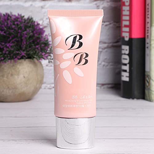 Crema de Maquillaje Facial, 60g Aclarar Blanqueamiento Impermeable Crema BB Base de Maquillaje Hidratante para la Piel de la Cara Corrector (BB Cream Hidratante Corporal Nude - Tono Piel)