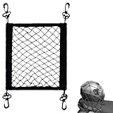 MOTORCYCLE CARGO NET - BUNGEE NEIT STRESTRABILE | Correa de Planimetro Durable | NET Para Equipaje Motociclista Adecuado para proteger las bolsas de los cascos y el equipo de viaje en movimiento (ne