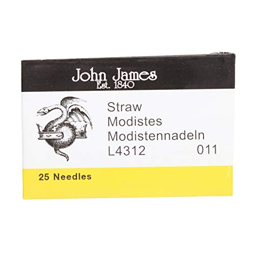 John James Milliners Straw Needles Size 11 Package Of 25 L4312-11 #TOP4