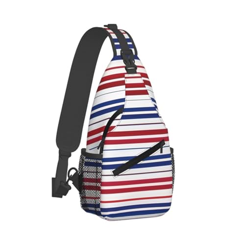 Morrales deportivos bandolera rayado Unisex miniatura 2