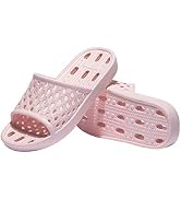 Ranberone Women's Shower Sandal Slippers Quick Drying Gym Shower Shoes Non Slip Soft Sole Open To...