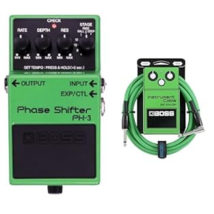 Compact pedal with versatile vintage and modern BOSS phasing New "Rise" and "Fall" modes create unidirectional phasing Includes classic multi-stage phasers with selectable stages High-quality cables for guitar, bass, and other instruments. Available ...
