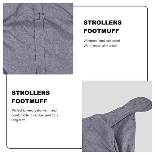 TOYANDONA Protetor de pé para carrinho de bebê impermeável para carrinho de bebê, saco de dormir aqu
