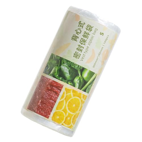 Paquete 100 Estilos Chaleco Capacidad Bolsas Almacenamiento Alimentos Para Frescura Efectiva Y Fácil Transporte En Cocina O Viaje