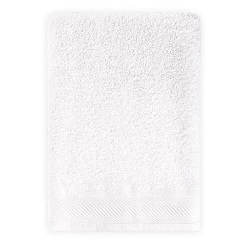 KIT C/3 Toalhas De Rosto Eleganz Ótima Absorção 48 X 80cm (BRANCO)