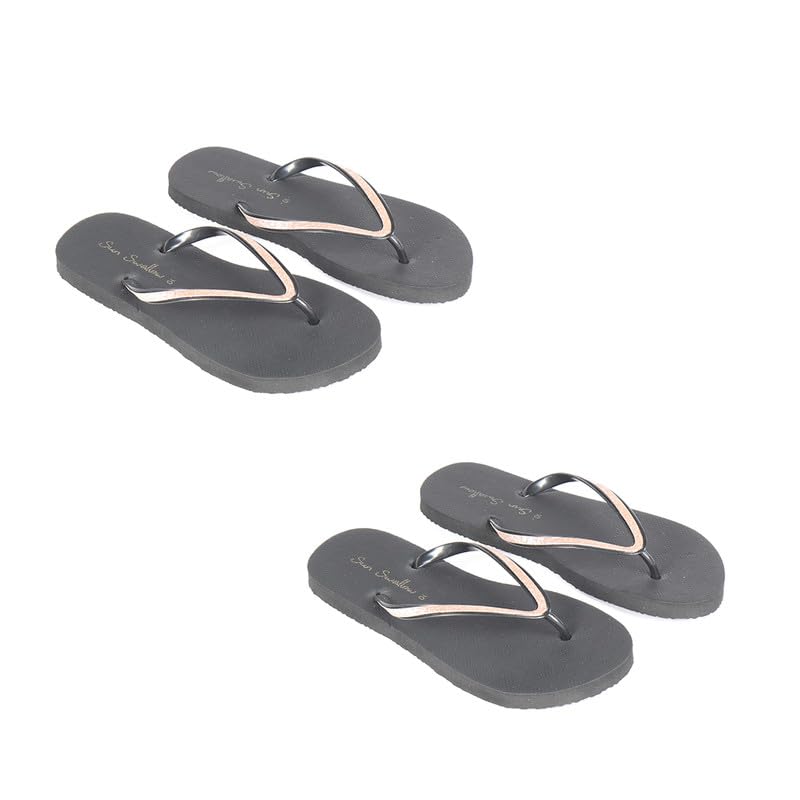 Stylish Flexible Comfortable Flip Flop For Women | Light Weight Casual Hawai Chappal | Anti Skid Slipper For Daily Use | Pack of 2 (B0CPBG919L) Amazon Price History, Amazon Price Tracker