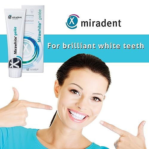 miradent Bleaching Mirawhite Gelée 100 ml | zur Intensivreinigung und Versiegelung für strahlend weiße Zähne | entfernt Zahnverfärbungen mit sofortigen Glanzeffekt | erfrischender Minzgeschmack – Bild 3