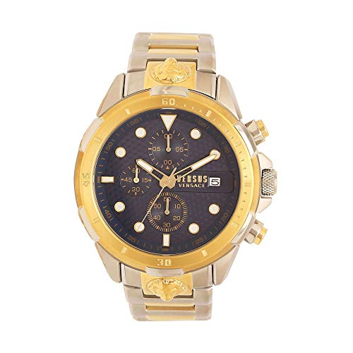 Versus Versace VSPLP0519 Arrondissement - Reloj de pulsera para hombre con esfera azul,...