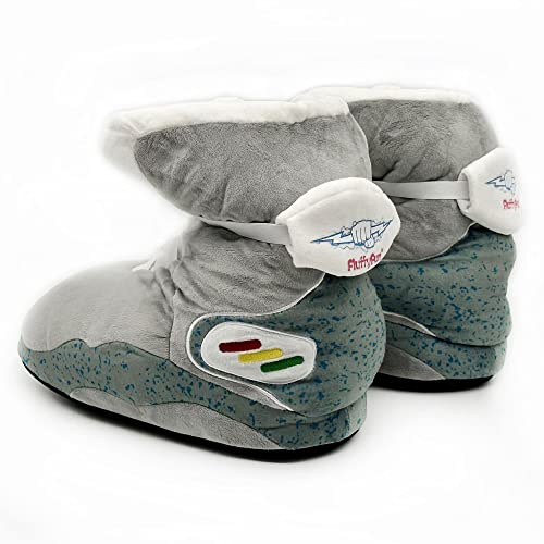 Fluffyfun Led Lit Plush Sneaker Slippers Unisex Men (9-12) #TOP1