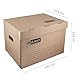 D.RECT 6 Stück Archivbox 2100 Lagerbox 431x333x294mm Klappdeckelbox Archivschachtel Aktenkarton Braun